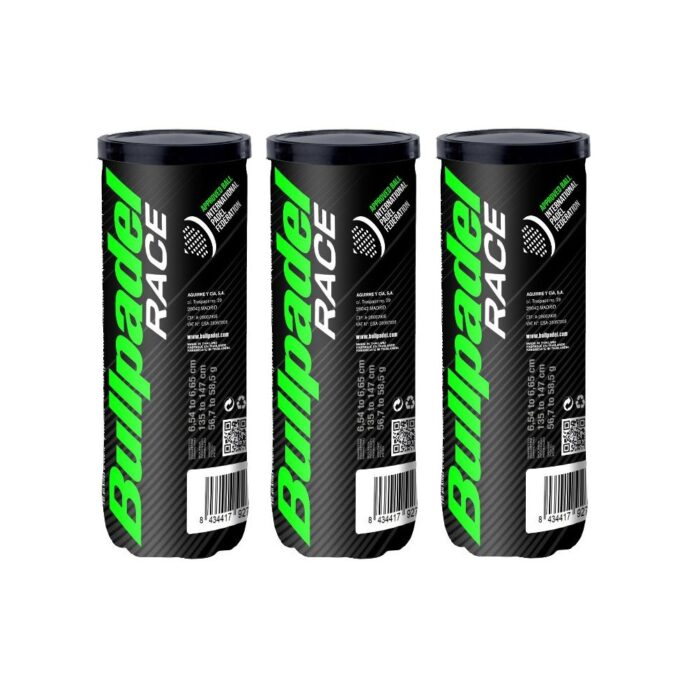 Achetez Bullpadel Race Padel Balls Pack 3 en ligne
